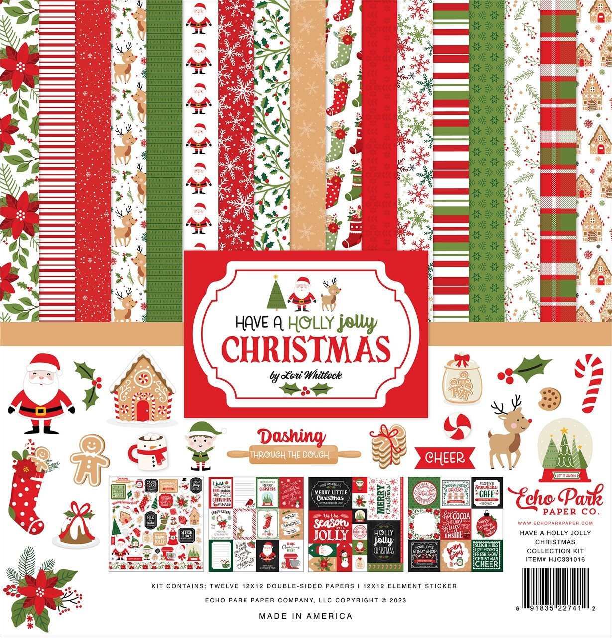 Echo Park Collection Kit 12"X12"-Have A Holly Jolly Christmas